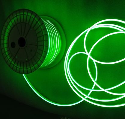 ไฟ LED SMD 2835 120led/M ไฟ LED Neon Strip Light 2.5CM ไฟ LED ที่ตัดได้ ไฟ LED DC12V สีเขียว Neon-flex