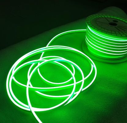ไฟ LED SMD 2835 120led/M ไฟ LED Neon Strip Light 2.5CM ไฟ LED ที่ตัดได้ ไฟ LED DC12V สีเขียว Neon-flex