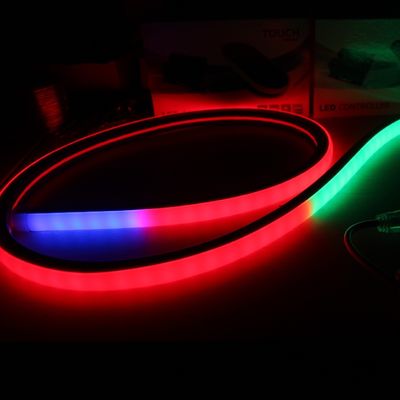Ws2811 โทรศัพท์ RGB Neon Flexible Strip Light DMX 12W/M