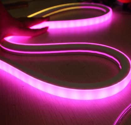 หลอดไฟเนออนแบบกันน้ํา LED flex / RGB หลายสีเปลี่ยน ไฟสายเนออนแบบยืดหยุ่น สี่เหลี่ยม 17x17mm