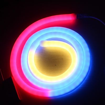 RGB Pixel LED Neon ดิจิตอล 360 องศา Neon Flex ท่อ P943 DMX สาย 18 มม dia